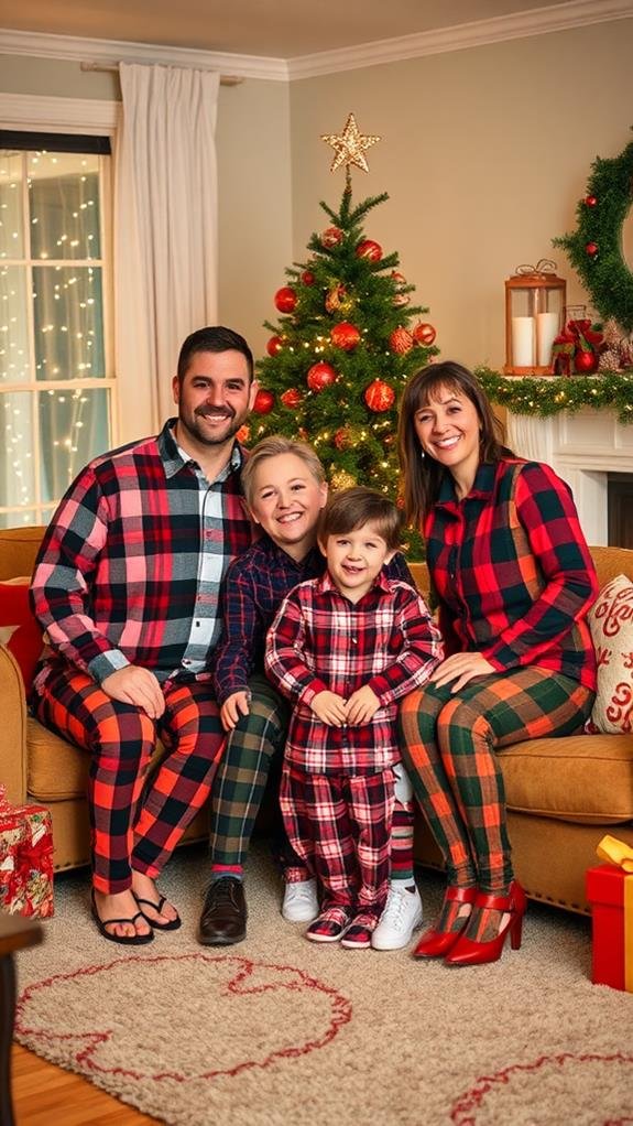 colorful holiday check designs