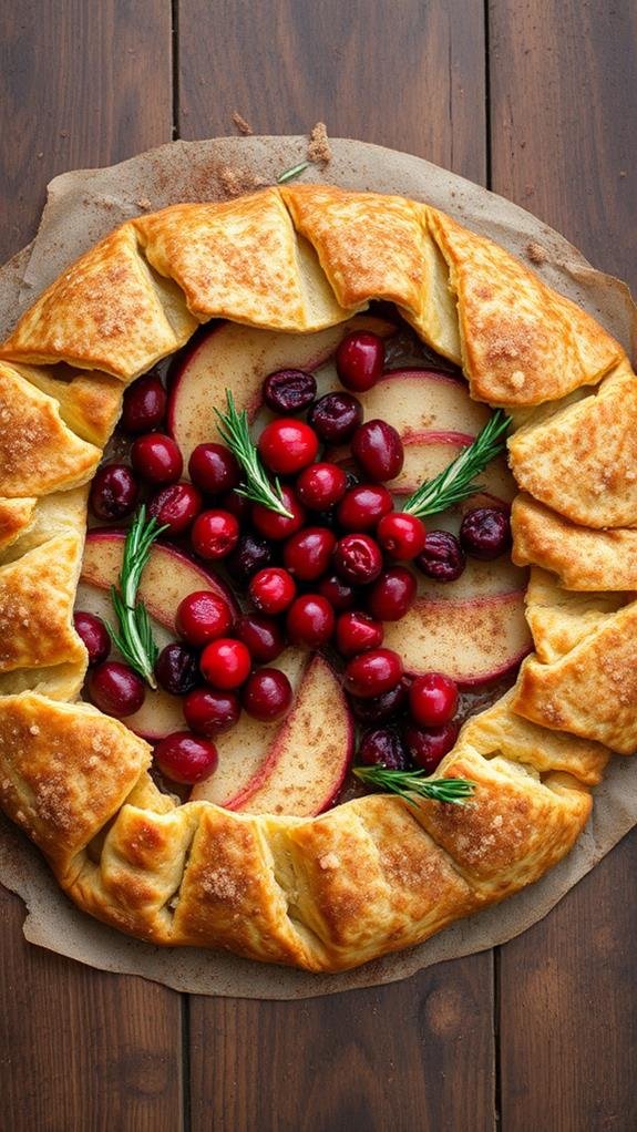 cranberry apple dessert pastry