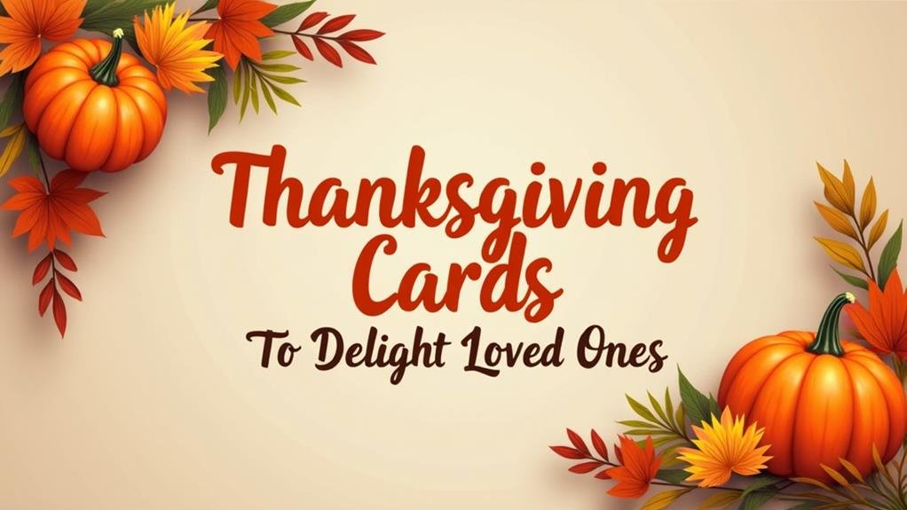 delightful thanksgiving card ideas