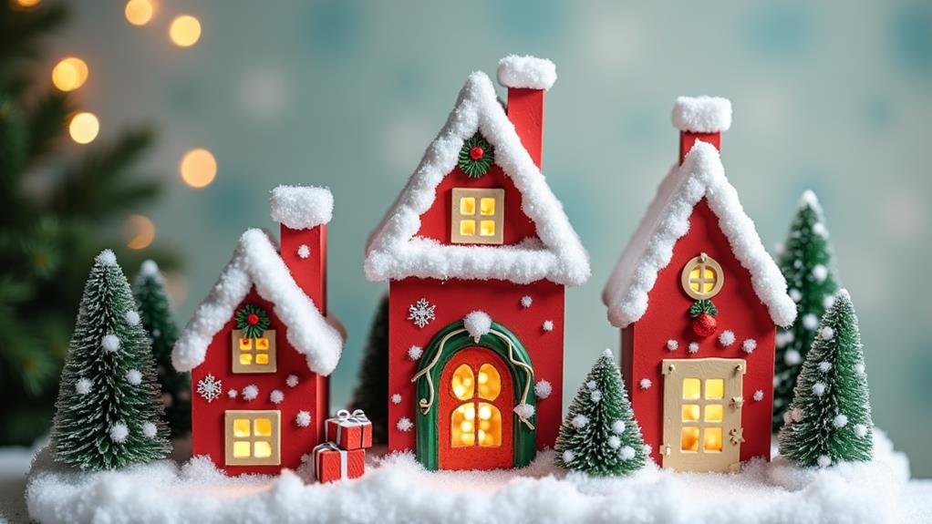 diy christmas village display