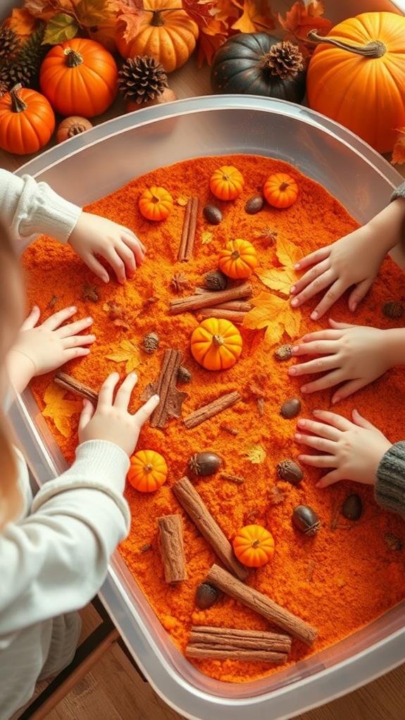 fall themed sensory play