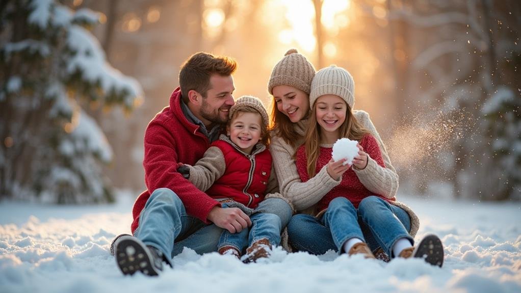 festive family photo ideas
