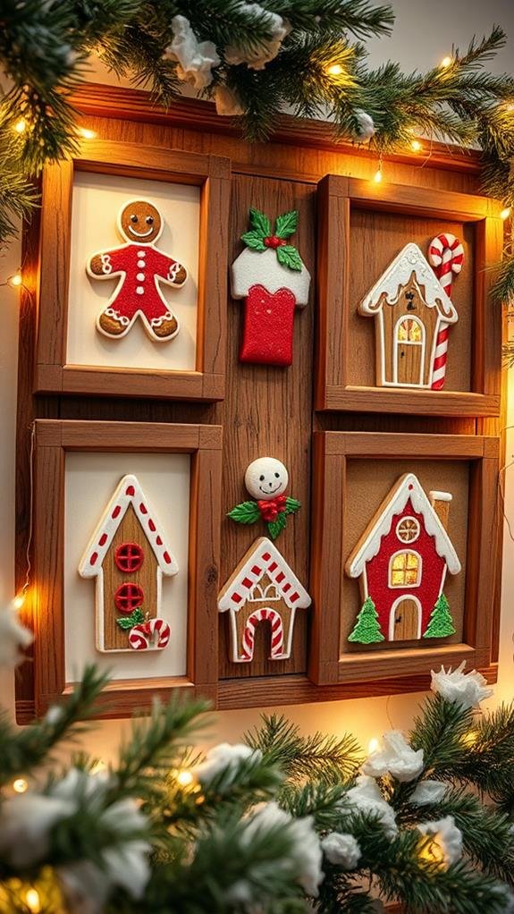 gingerbread wall art creations