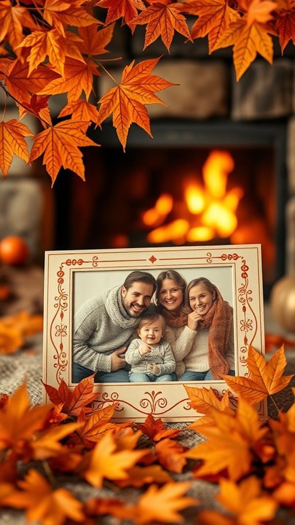 holiday family photo card