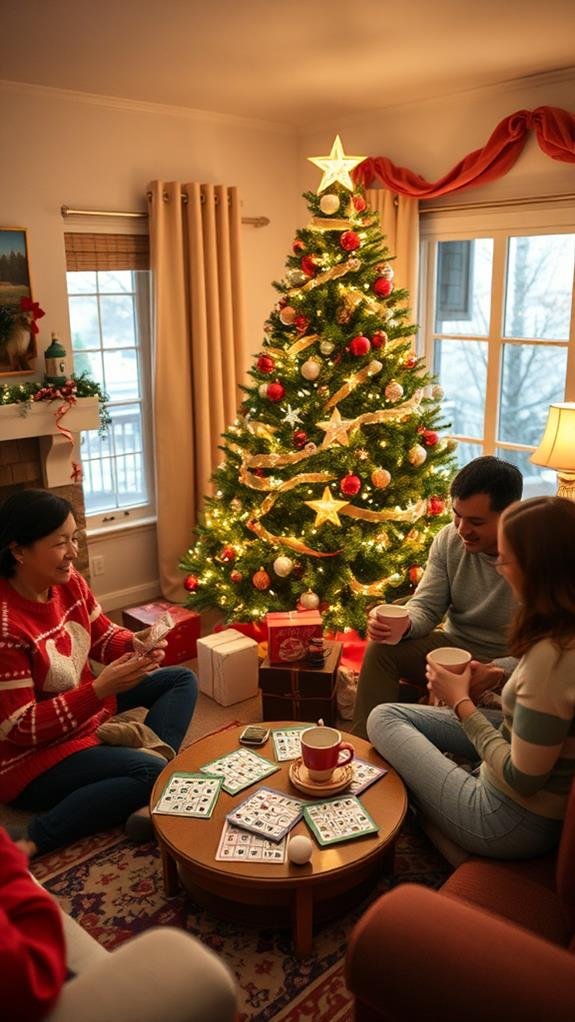 holiday themed bingo game