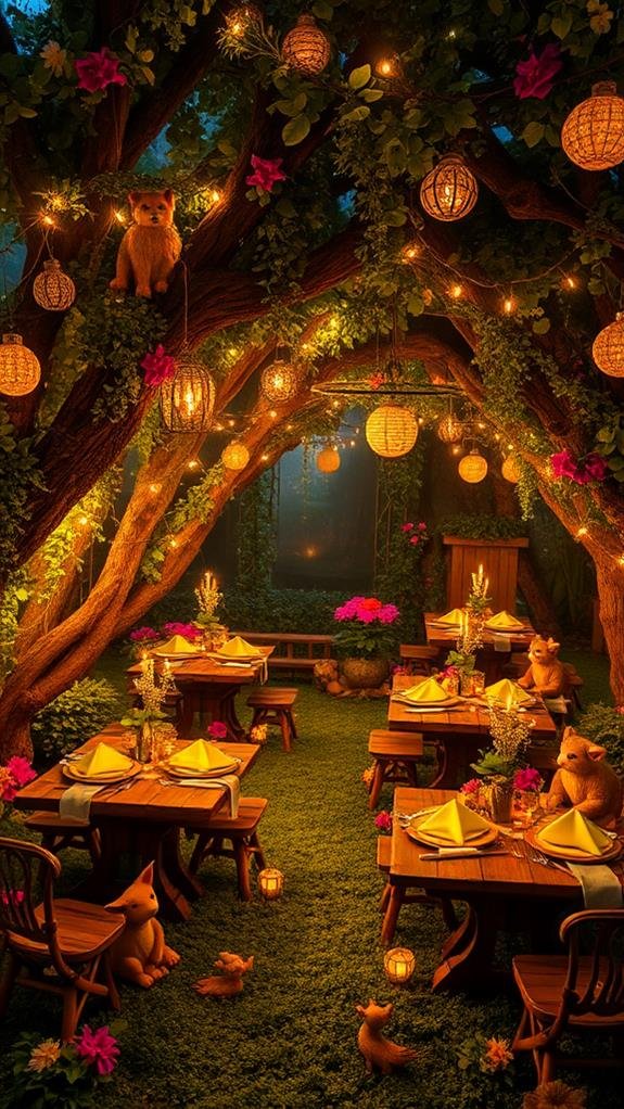magical woodland gathering event