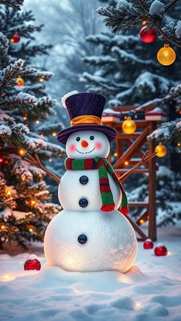 playful winter wonderland decor