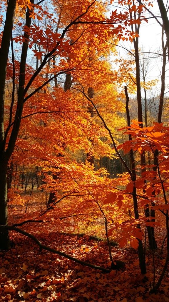 rustic autumn leaf collection