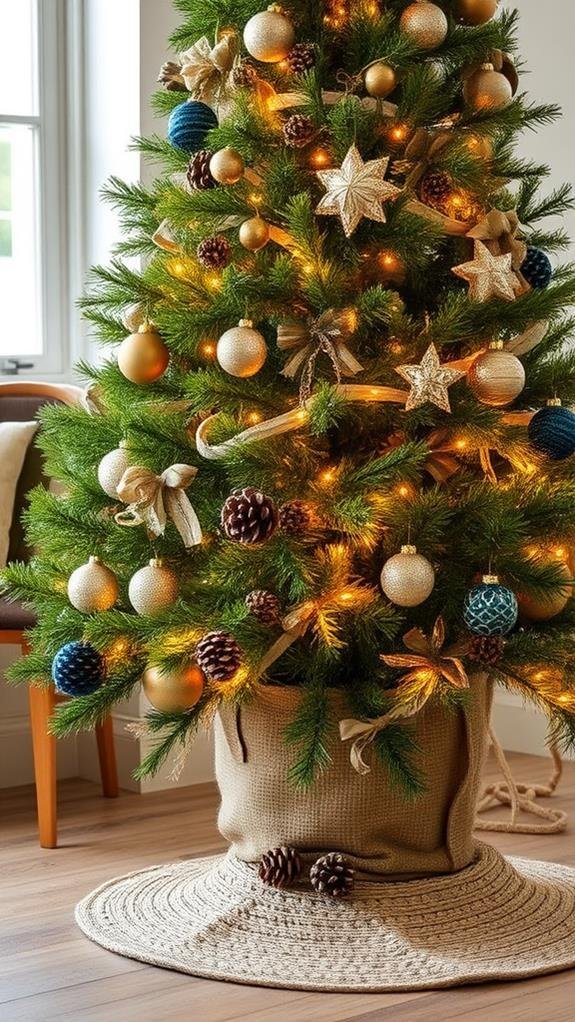 sustainable decorative tree skirts