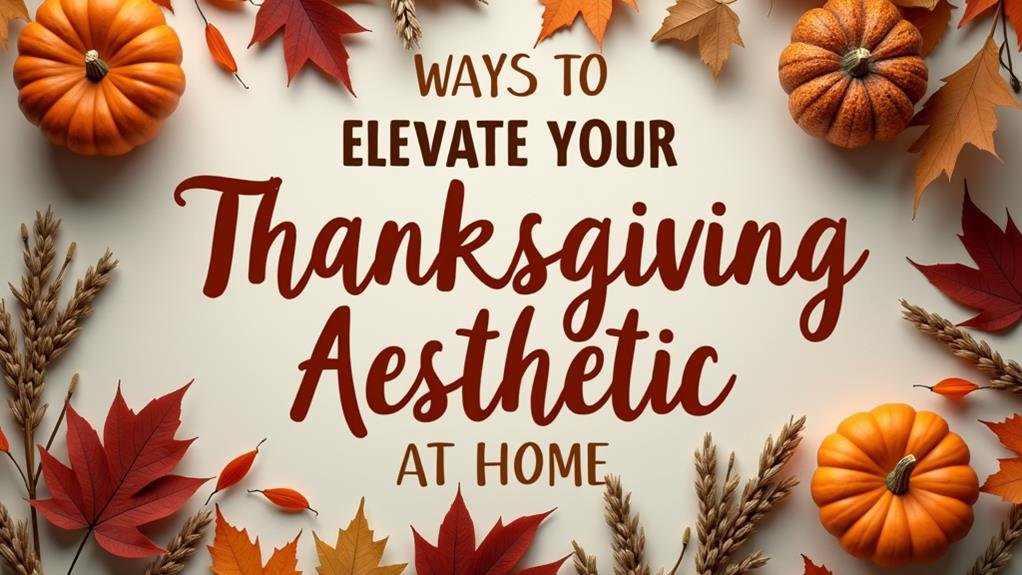 thanksgiving home aesthetic tips