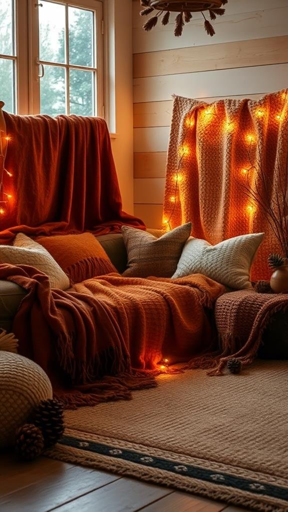 warm autumn fabrics collection