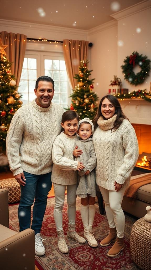 warm knit outfit combinations